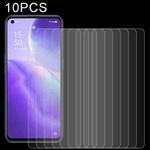 For OPPO Find X3 Lite 10 PCS 0.26mm 9H 2.5D Tempered Glass Film