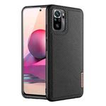 For Xiaomi Redmi Note 10 / 10S DUX DUCIS Fino Series PU + TPU Protective Case(Black)