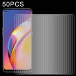 For OPPO Reno5 F 50 PCS 0.26mm 9H 2.5D Tempered Glass Film