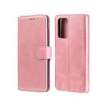 For OPPO A55 5G / A54 4G / Realme V11 5G Classic Calf Texture PU + TPU Horizontal Flip Leather Case with Holder & Card Slots & Wallet(Rose Gold)