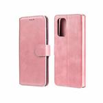 For OPPO A93 5G Classic Calf Texture PU + TPU Horizontal Flip Leather Case with Holder & Card Slots & Wallet(Rose Gold)