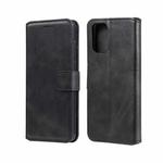 For Xiaomi Redmi Note 10 4G / Note 10S Classic Calf Texture PU + TPU Horizontal Flip Leather Case with Holder & Card Slots & Wallet(Black)
