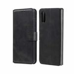 For Samsung Galaxy A02 / M02 Classic Calf Texture PU + TPU Horizontal Flip Leather Case with Holder & Card Slots & Wallet(Black)