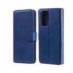 For Xiaomi Redmi K40 / K40 Pro / Mi 11i / Poco F3 Classic Calf Texture PU + TPU Horizontal Flip Leather Case with Holder & Card Slots & Wallet(Blue)