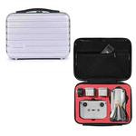 Portable Waterproof Handbag Storage Bag Suitcase for DJI Air 2S(Silver+Red)