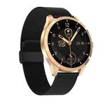 Q9L 1.28 inch IPS Color Screen IP67 Waterproof Smart Watch, Support Blood Pressure Monitoring / Heart Rate Monitoring / Sleep Monitoring(Black Gold)