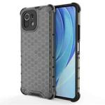 For Xiaomi Mi 11 Lite Shockproof Honeycomb PC + TPU Protective Case(Black)