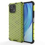 For Xiaomi Mi 11 Lite Shockproof Honeycomb PC + TPU Protective Case(Green)