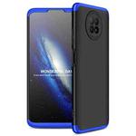 For Xiaomi Redmi Note 9 5G GKK Three Stage Splicing Full Coverage PC Protective Case(Black Blue)