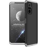 For Xiaomi Redmi Note 10 Pro / Note 10 Pro Max GKK Three Stage Splicing Full Coverage PC Protective Case(Black Silver)