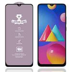 For Samsung Galaxy M02s 9H HD Large Arc High Alumina Full Screen Tempered Glass Film