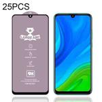 For Huawei P Smart 2020 25 PCS 9H HD Large Arc High Alumina Full Screen Tempered Glass Film