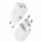 DUX DUCIS C80 30W PD + 18W QC Super Si Fast Charging Travel Charger Power Adapter, EU Plug