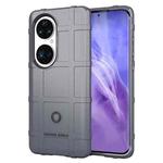 For Huawei P50 Pro Shockproof Shield Full Coverage Silicone Case(Grey)