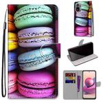 For Xiaomi Redmi Note 10 4G / Note 10S Coloured Drawing Cross Texture Horizontal Flip PU Leather Case with Holder & Card Slots & Wallet & Lanyard(Colorful Cakes)