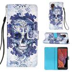 For Samsung Galaxy XCover 5 3D Painting Horizontal Flip Leather Case with Holder & Card Slot & Wallet & Lanyard(Cloud Ghost Head)