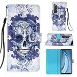 For Xiaomi Mi 10S 3D Painting Horizontal Flip Leather Case with Holder & Card Slot & Wallet & Lanyard(Cloud Ghost Head)