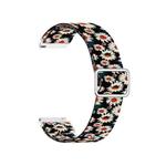 20mm For Samsung Galaxy Watch Active2 / Active Adjustable Elastic Printing Watch Band(Chrysanthemum)