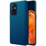 For OnePlus 9 (EU/NA Version) NILLKIN Frosted Concave-convex Texture PC Protective Case(Blue)