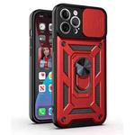 For iPhone 11 Pro Sliding Camera Cover Design TPU+PC Protective Case(Red)