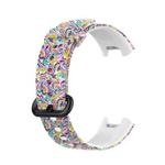 For Xiaomi Mi Watch Lite / Redmi Watch Silicone Printing Replacement Watchband(Facial Makeup)