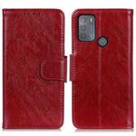 For Motorola Moto G50 Nappa Texture Horizontal Flip Leather Case with Holder & Card Slots & Wallet(Red)