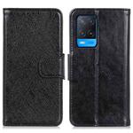 For OPPO A54 4G Nappa Texture Horizontal Flip Leather Case with Holder & Card Slots & Wallet(Black)