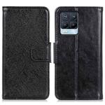 For OPPO Realme 8 / 8 Pro Nappa Texture Horizontal Flip Leather Case with Holder & Card Slots & Wallet(Black)