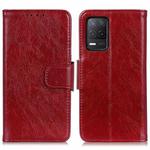 For OPPO Realme V13 5G / 8 Pro 5G Nappa Texture Horizontal Flip Leather Case with Holder & Card Slots & Wallet(Red)