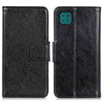 For Samsung Galaxy A22 5G EU Version Nappa Texture Horizontal Flip Leather Case with Holder & Card Slots & Wallet(Black)