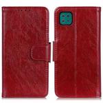 For Samsung Galaxy A22 5G EU Version Nappa Texture Horizontal Flip Leather Case with Holder & Card Slots & Wallet(Red)