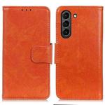 For Samsung Galaxy S21 FE Nappa Texture Horizontal Flip Leather Case with Holder & Card Slots & Wallet(Orange)