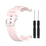 For Huawei Kids Watch 4X Silicone Watch Band with Dismantling Tools, One Size(Pink)