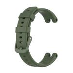 For Garmin Lily Silicone Watch Band with Dismantling Tools(Dark Green)