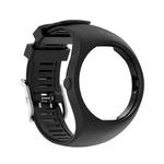 For POLAR M200 Texture Silicone Watch Band, One Size(Black)
