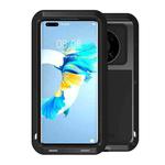 For Huawei Mate 40 LOVE MEI Metal Shockproof Waterproof Dustproof Protective Case without Glass(Black)