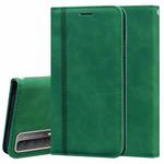 For Huawei Honor 10X Lite Frosted Business Magnetic Horizontal Flip PU Leather Case with Holder & Card Slot & Lanyard(Green)