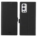 For OnePlus 9 Pro ViLi K Series Shockproof TPU + PU Leather Magnetic Buckle Horizontal Flip Case with Card Slots & Wallet & Holder(Black)