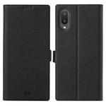 For Samsung Galaxy A02 / M02 ViLi K Series Shockproof TPU + PU Leather Magnetic Buckle Horizontal Flip Case with Card Slots & Wallet & Holder(Black)