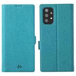 For Samsung Galaxy A32 4G ViLi K Series Shockproof TPU + PU Leather Magnetic Buckle Horizontal Flip Case with Card Slots & Wallet & Holder(Blue)
