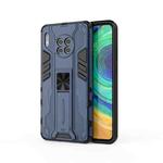 For Huawei Mate 30 Supersonic PC + TPU Shock-proof Protective Case with Holder(Dark Blue)