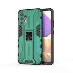 For Samsung Galaxy A32 4G Supersonic PC + TPU Shock-proof Protective Case with Holder(Green)