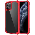 For iPhone 11 Pro Max Shockproof Glossy Acrylic + TPU Protective Case (Red)