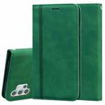 For Samsung Galaxy A32 5G Frosted Business Magnetic Horizontal Flip PU Leather Case with Holder & Card Slot & Lanyard(Green)