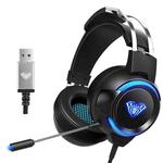 AULA G91 7.1 Channel USB LED Gaming Headset with Mic(Black)
