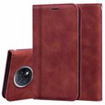 For Xiaomi Redmi Note 9T Frosted Business Magnetic Horizontal Flip PU Leather Case with Holder & Card Slot & Lanyard(Brown)