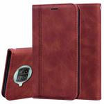 For Xiaomi Mi 10T Lite 5G Frosted Business Magnetic Horizontal Flip PU Leather Case with Holder & Card Slot & Lanyard(Brown)