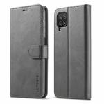 For Samsung Galaxy F62 / M62 LC.IMEEKE Calf Texture Horizontal Flip Leather Case with Holder & Card Slots & Wallet(Grey)