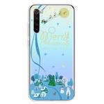 For Xiaomi Redmi Note 8 Trendy Cute Christmas Patterned Clear TPU Protective Case(Ice World)