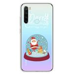 For Xiaomi Redmi Note 8 Trendy Cute Christmas Patterned Clear TPU Protective Case(Crystal Ball)